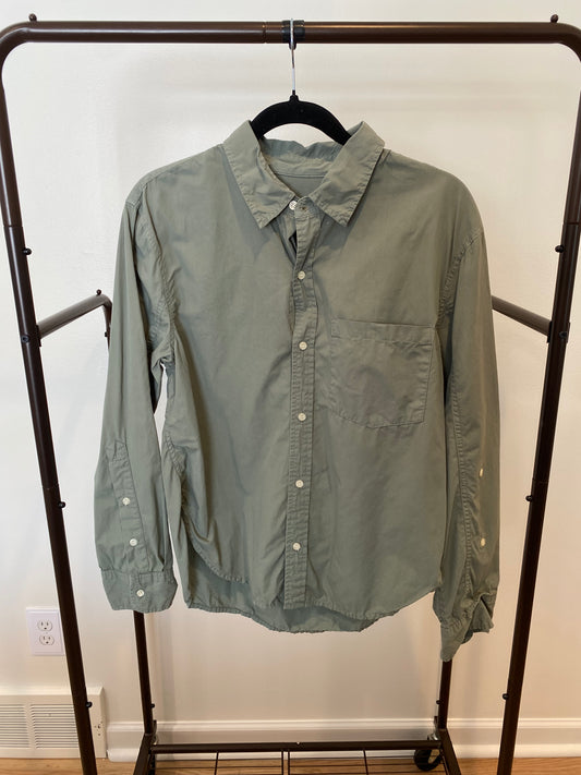 Citizens of Humanity Kayla Shrunken Shirt Green size S
