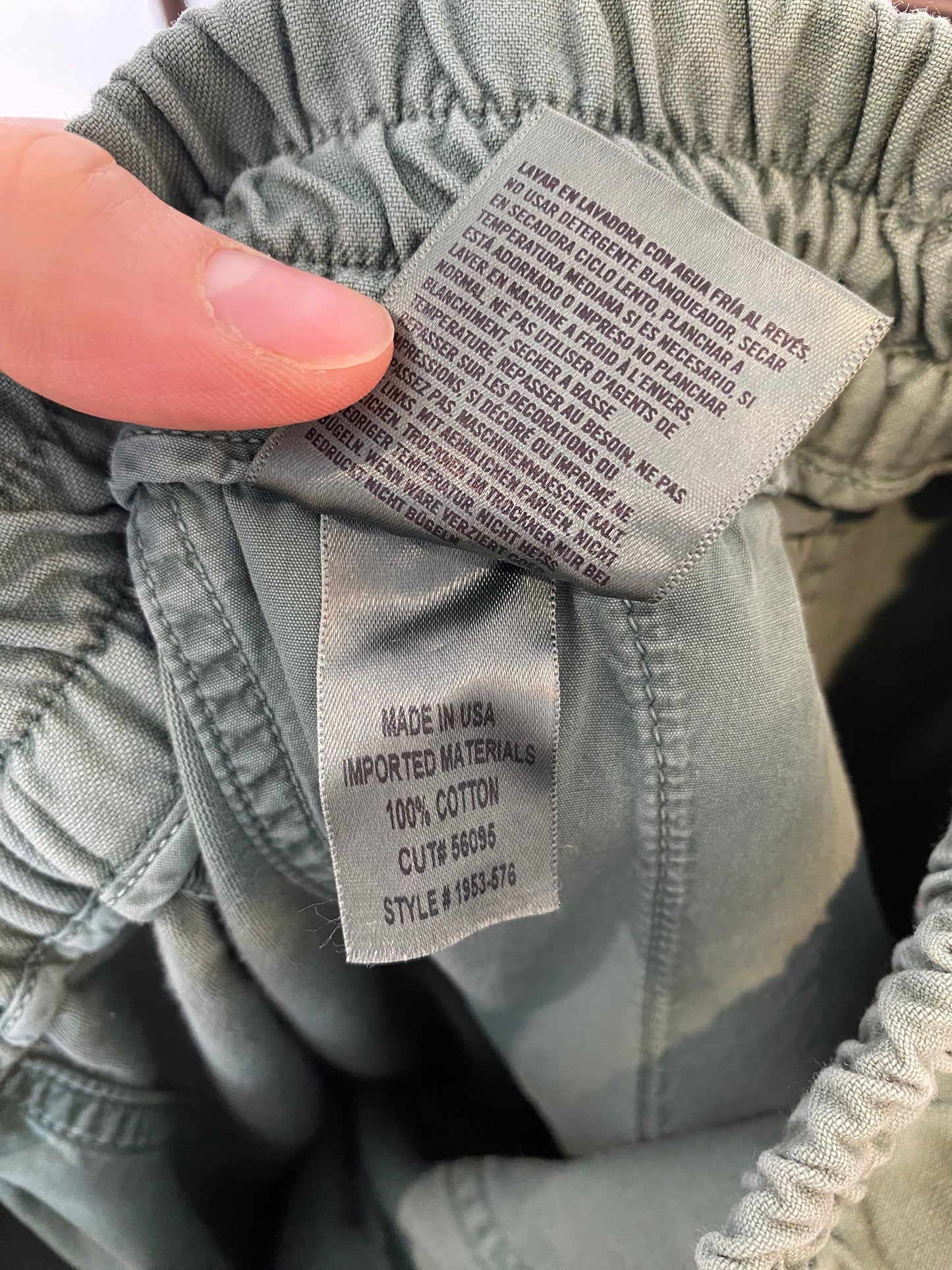 Citizens of Humanity Ameline Utility Joggers in Sage size 29