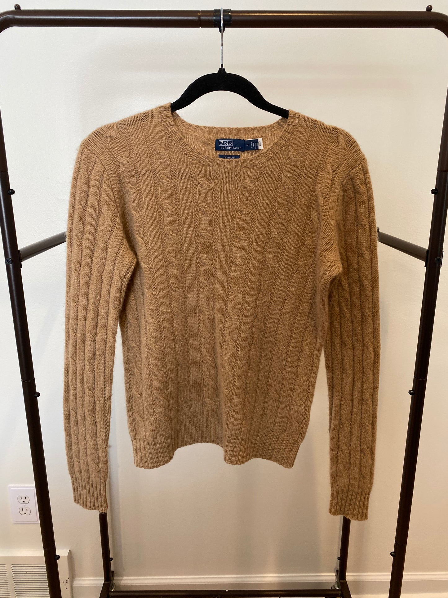 Polo Ralph Lauren Cable Knit Cashmere Sweater size M