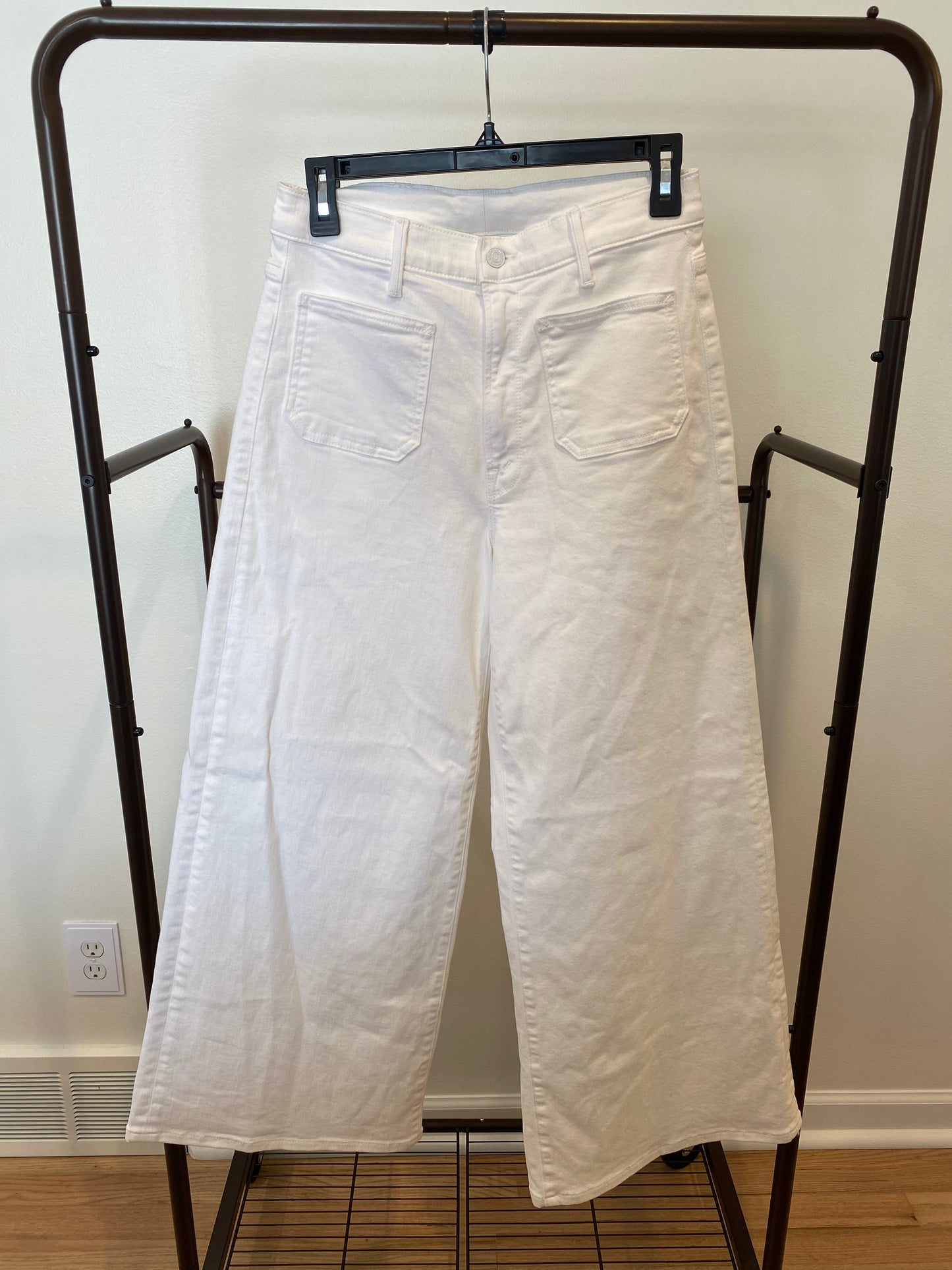 Mother Patch Pocket Undercover Sneak Wide Leg Jeans size 27