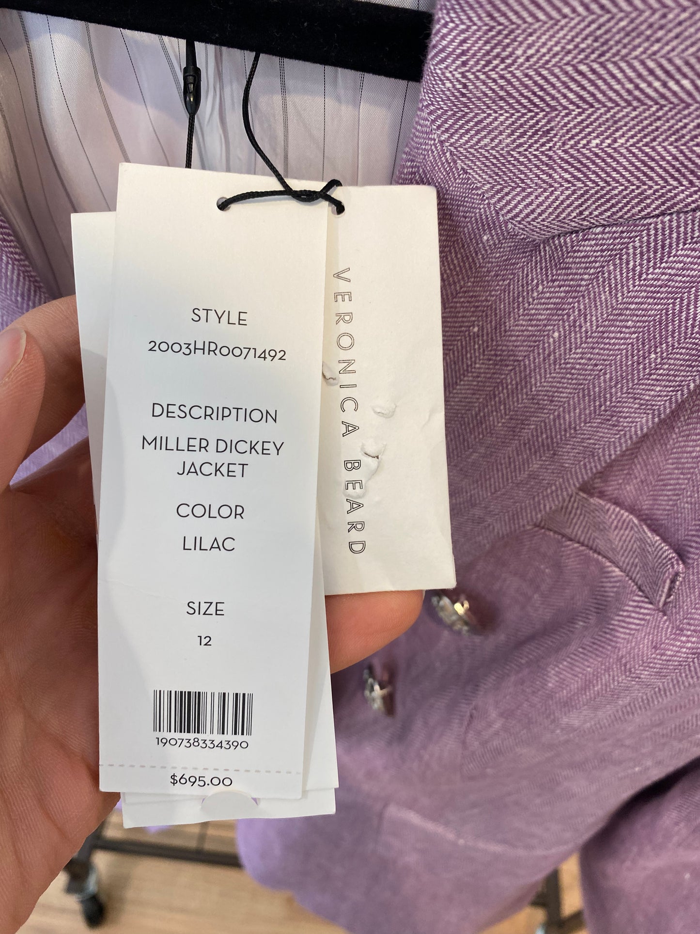 Veronica Beard Miller Dickey Jacket size 12