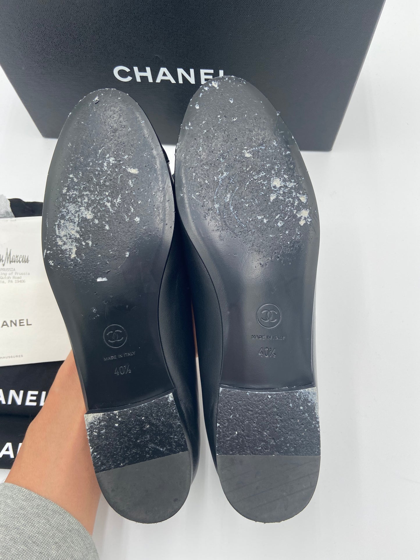 Chanel Ballerina Patent Leather Flats size 40.5