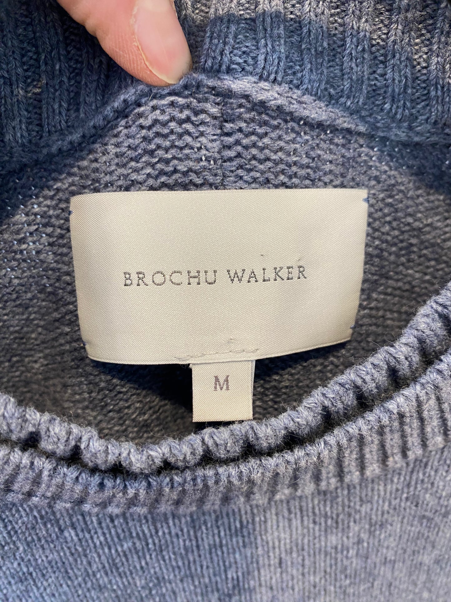 Brochu Walker Raya Ruched Crew Looker Sweater size M