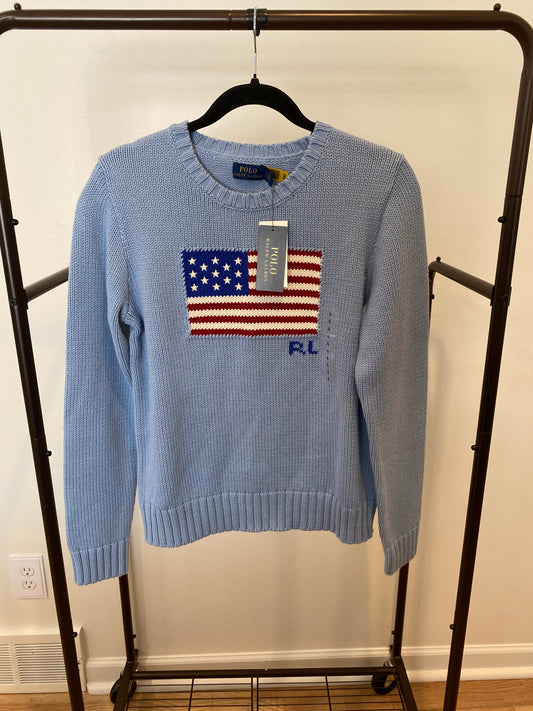 Polo Ralph Lauren Flag Crewneck Sweater size L