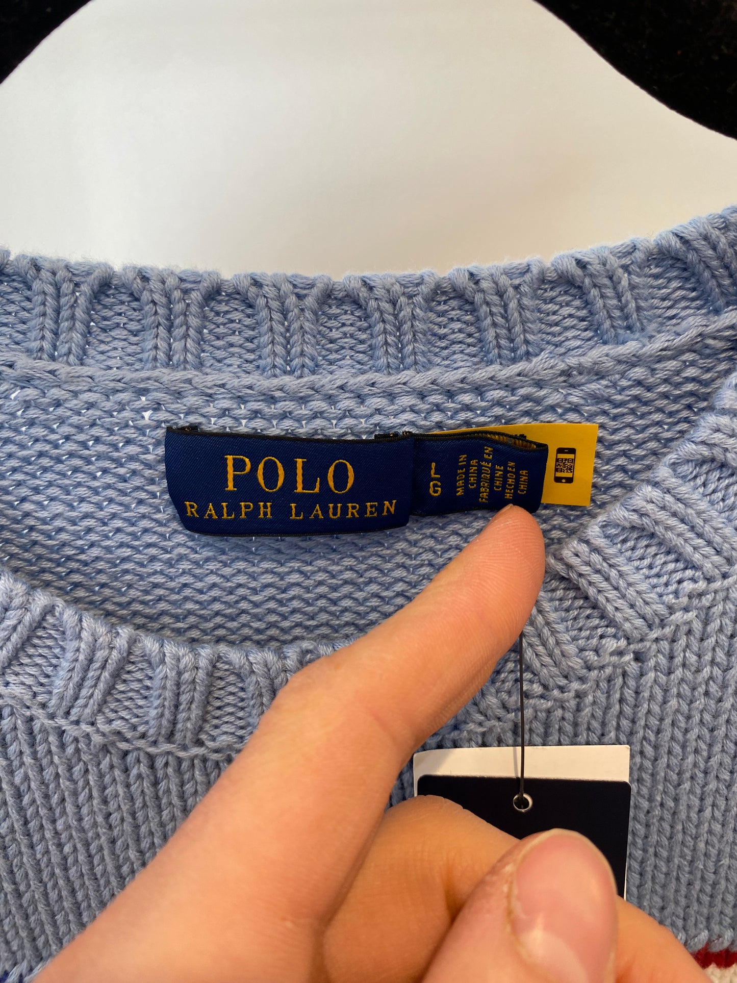 Polo Ralph Lauren Flag Crewneck Sweater size L