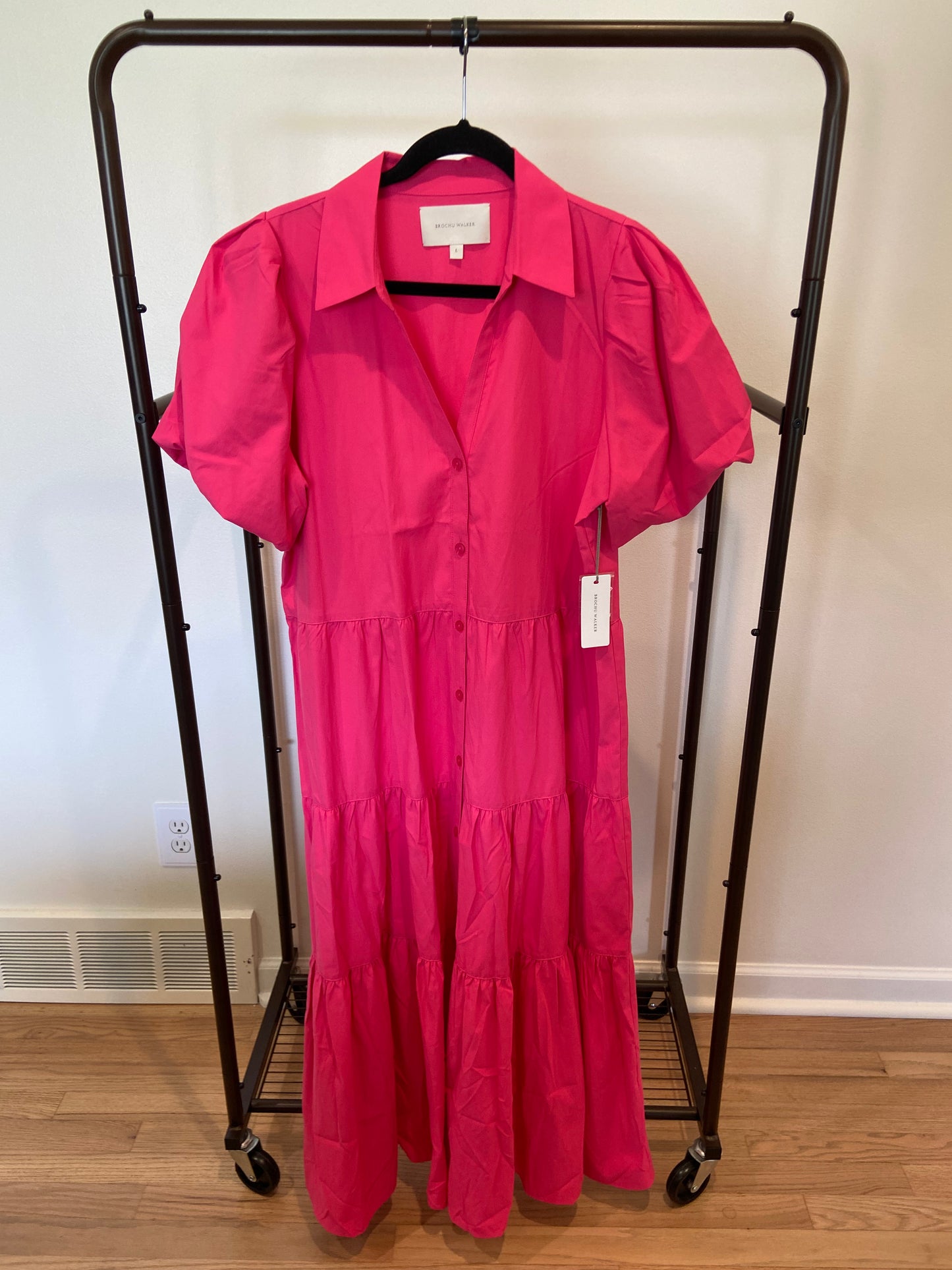 Brochu Walker Hot Pink Havana Dress size L