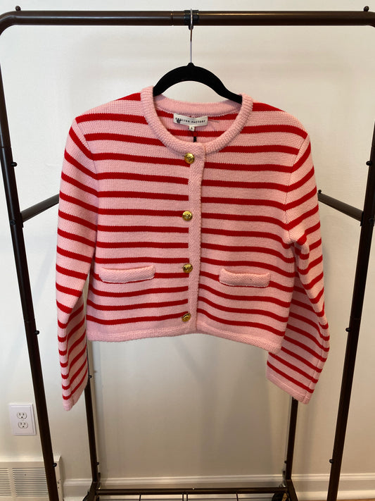 English Factory Striped Cardigan size S