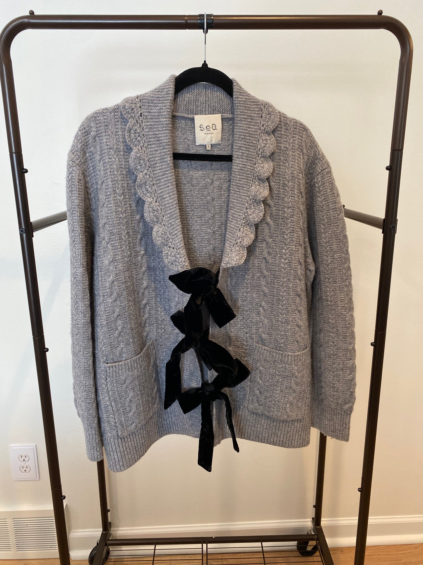 Sea New York Mariella Tie-Front Cardigan size S