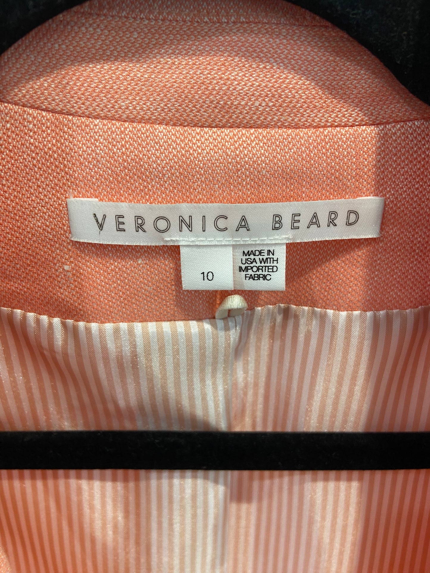 Veronica Beard Gaya Linen Dickey Blazer size 10