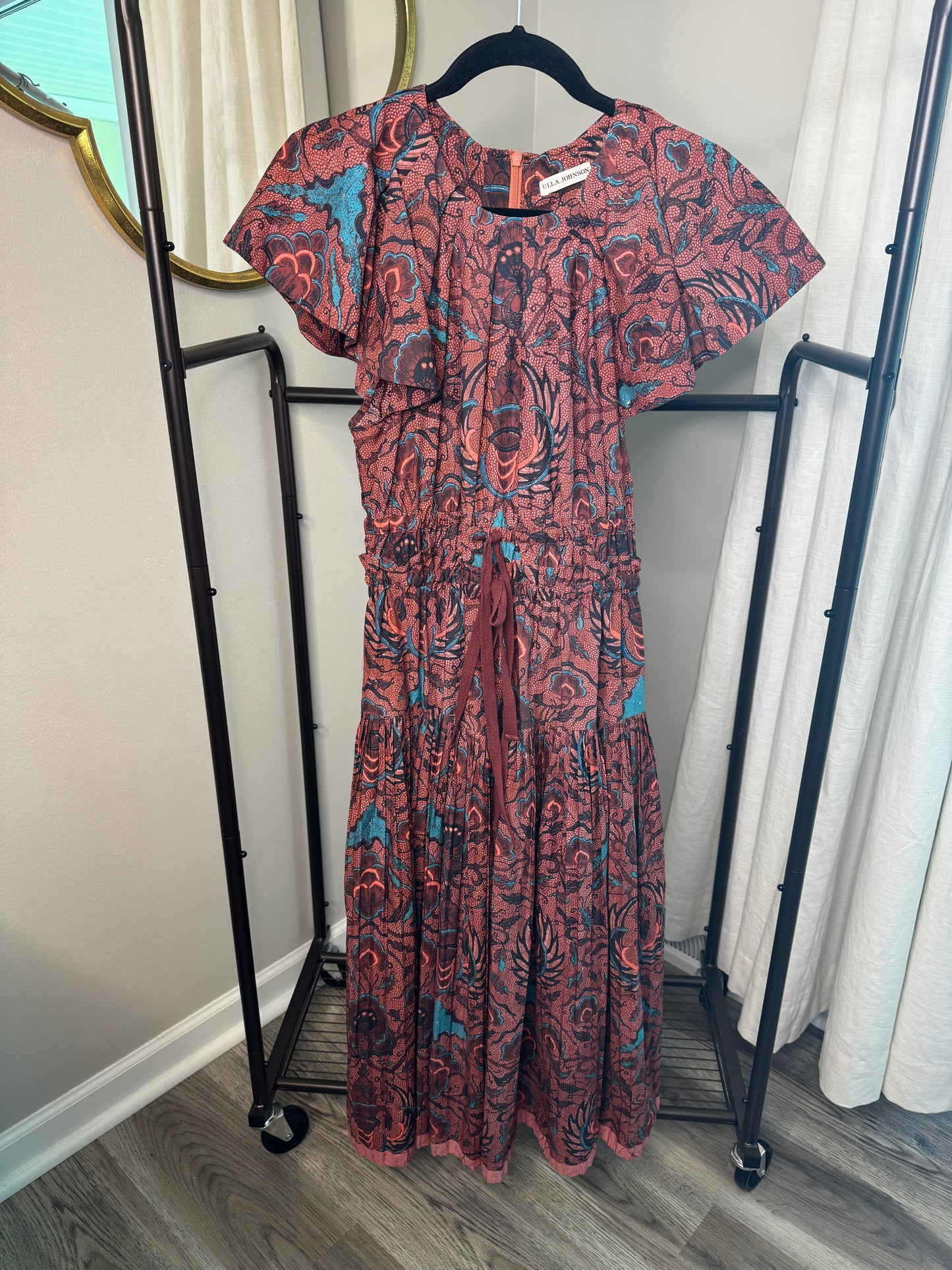 Ulla Johnson Delmara Midi Dress size 8