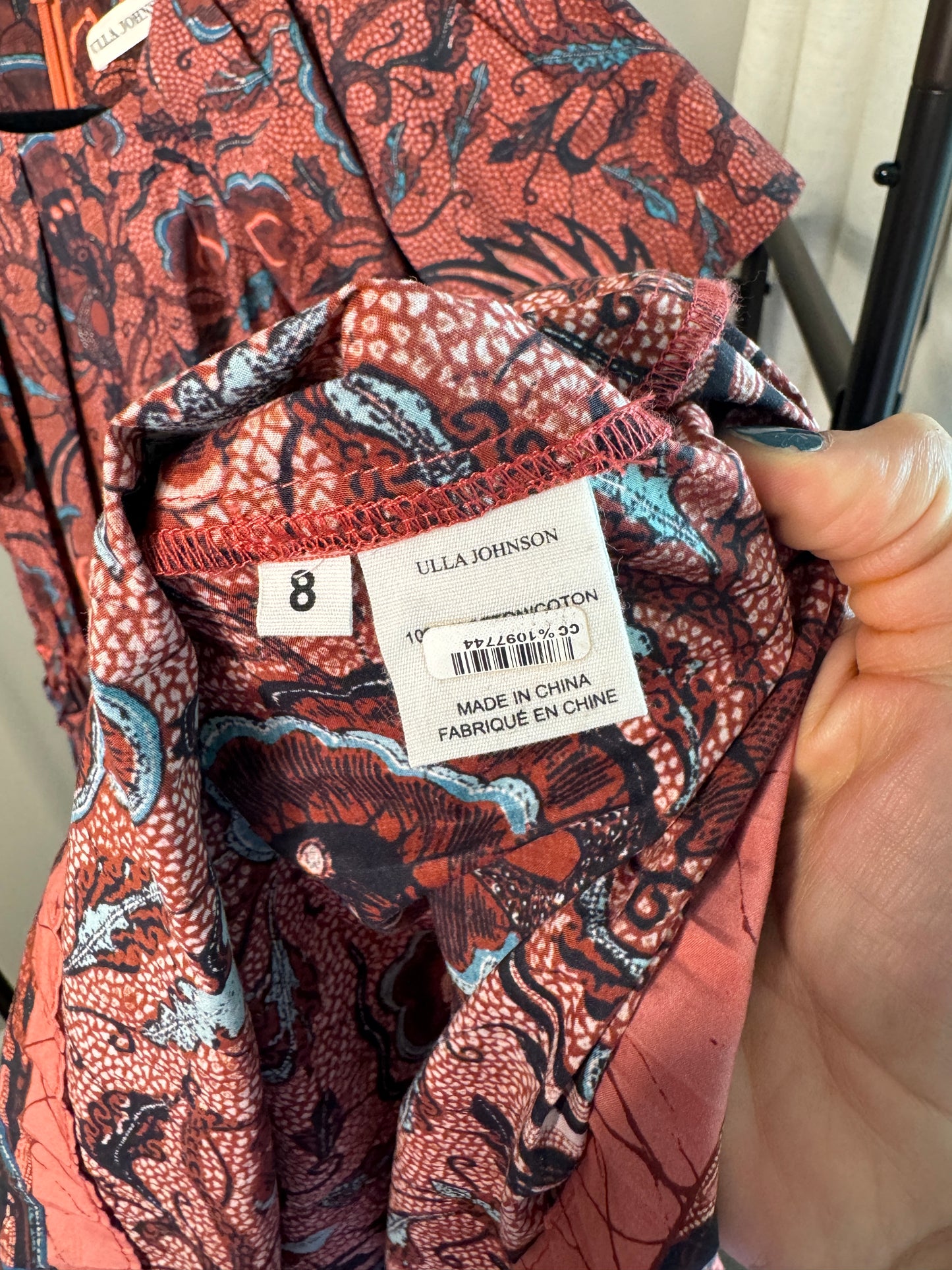 Ulla Johnson Delmara Midi Dress size 8