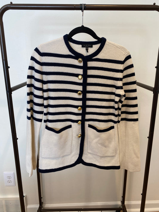 Rag and Bone Nancy Long Stripe Cardigan size XXS