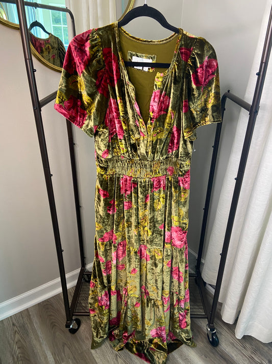 Anthropologie Somerset Dress Velvet size M