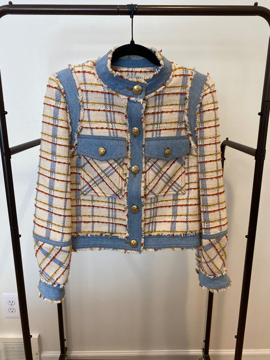 Veronica Beard Tweed Nilaja Jacket size 8
