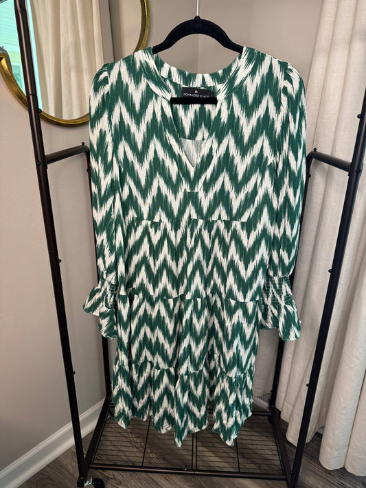 Pomander Place Ikat Kenzo Mini Dress size L