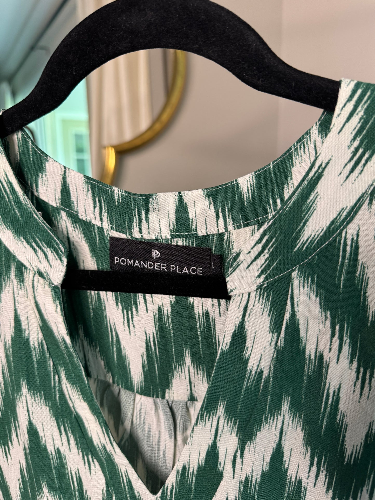 Pomander Place Ikat Kenzo Mini Dress size L
