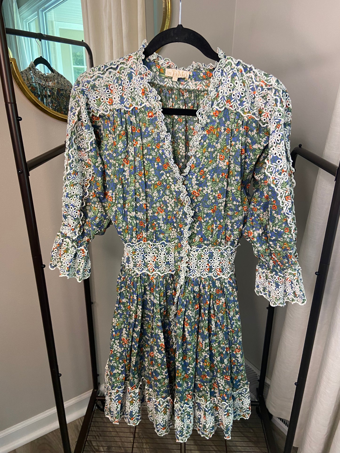 by Timo Green Garden Mini Dress size XS