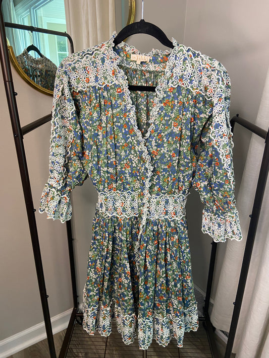 by Timo Green Garden Mini Dress size XS