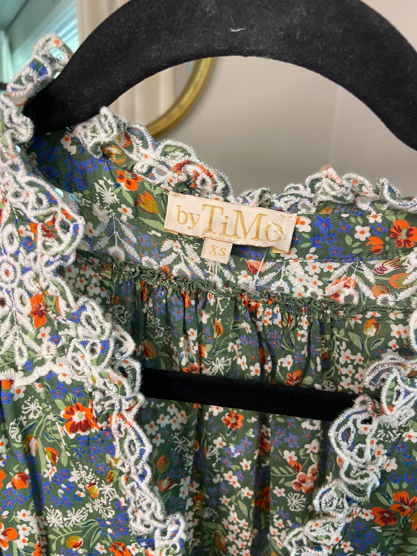 by Timo Green Garden Mini Dress size XS