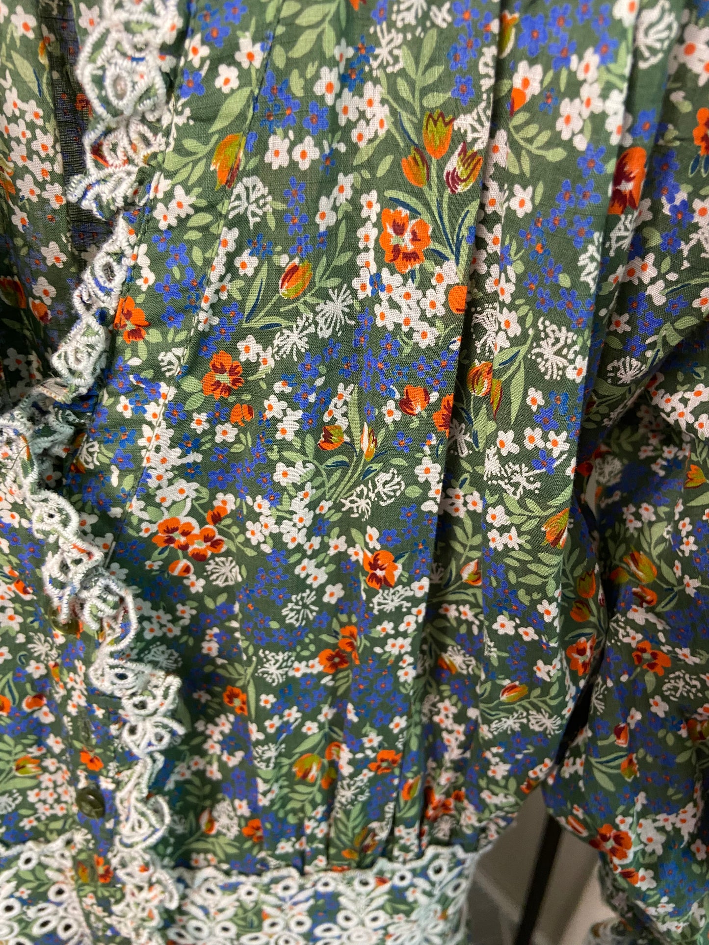 by Timo Green Garden Mini Dress size XS