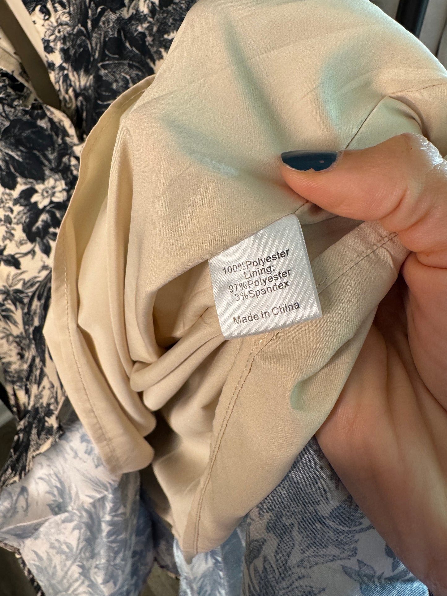 Tuckernuck Tate Mini Dress Noir Cypress Toile size M