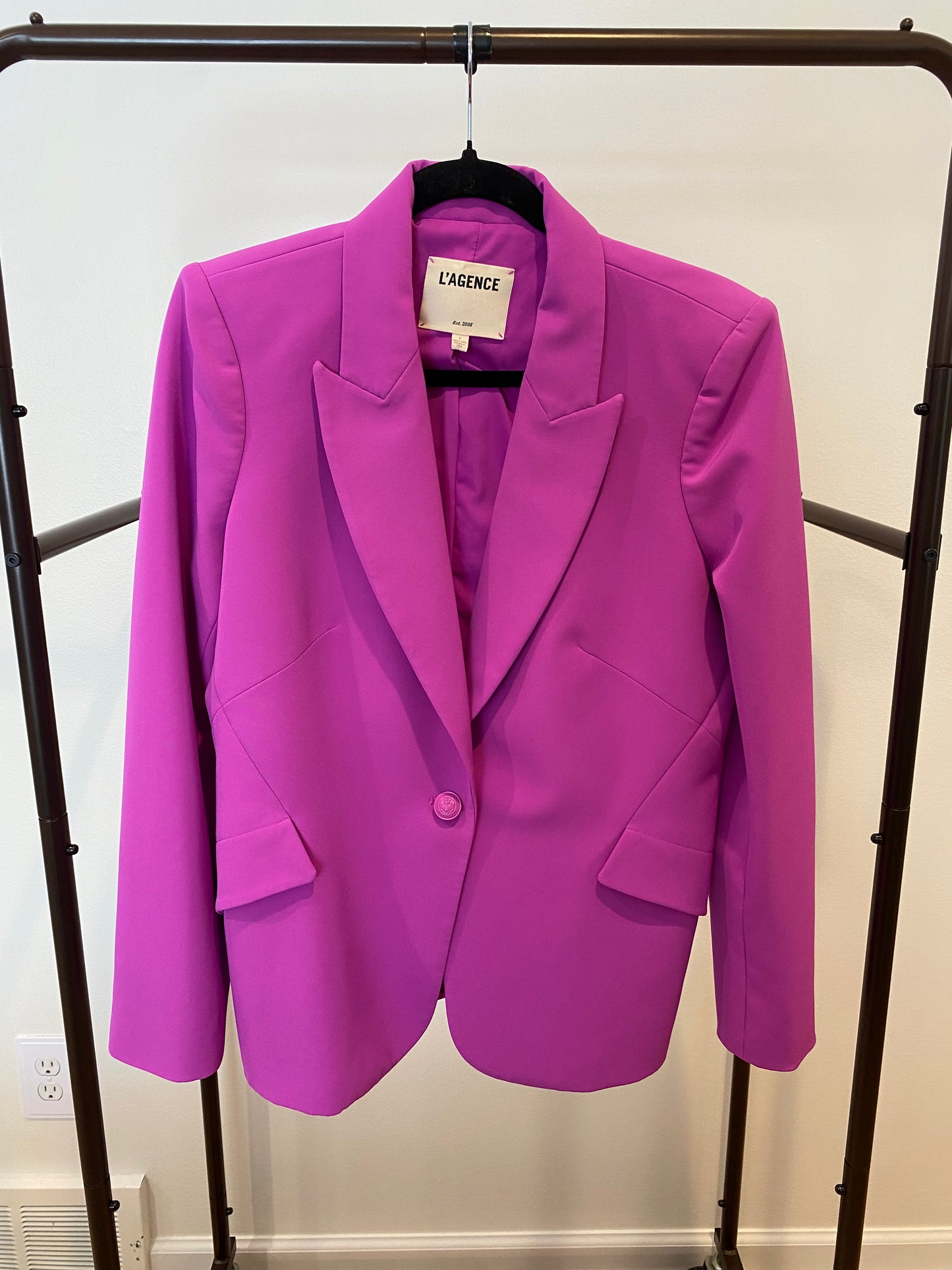 L'Agence Chamberlain Blazer and Pilar Wide Leg Pants size 8