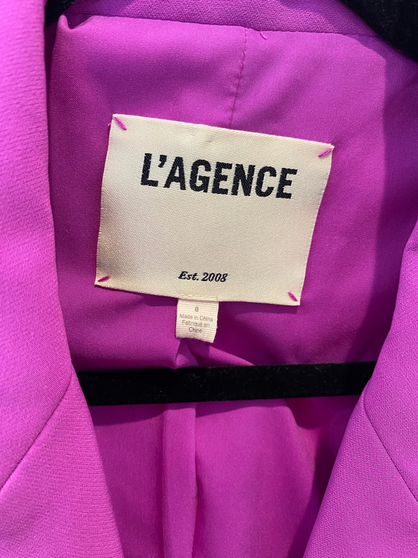L'Agence Chamberlain Blazer and Pilar Wide Leg Pants size 8