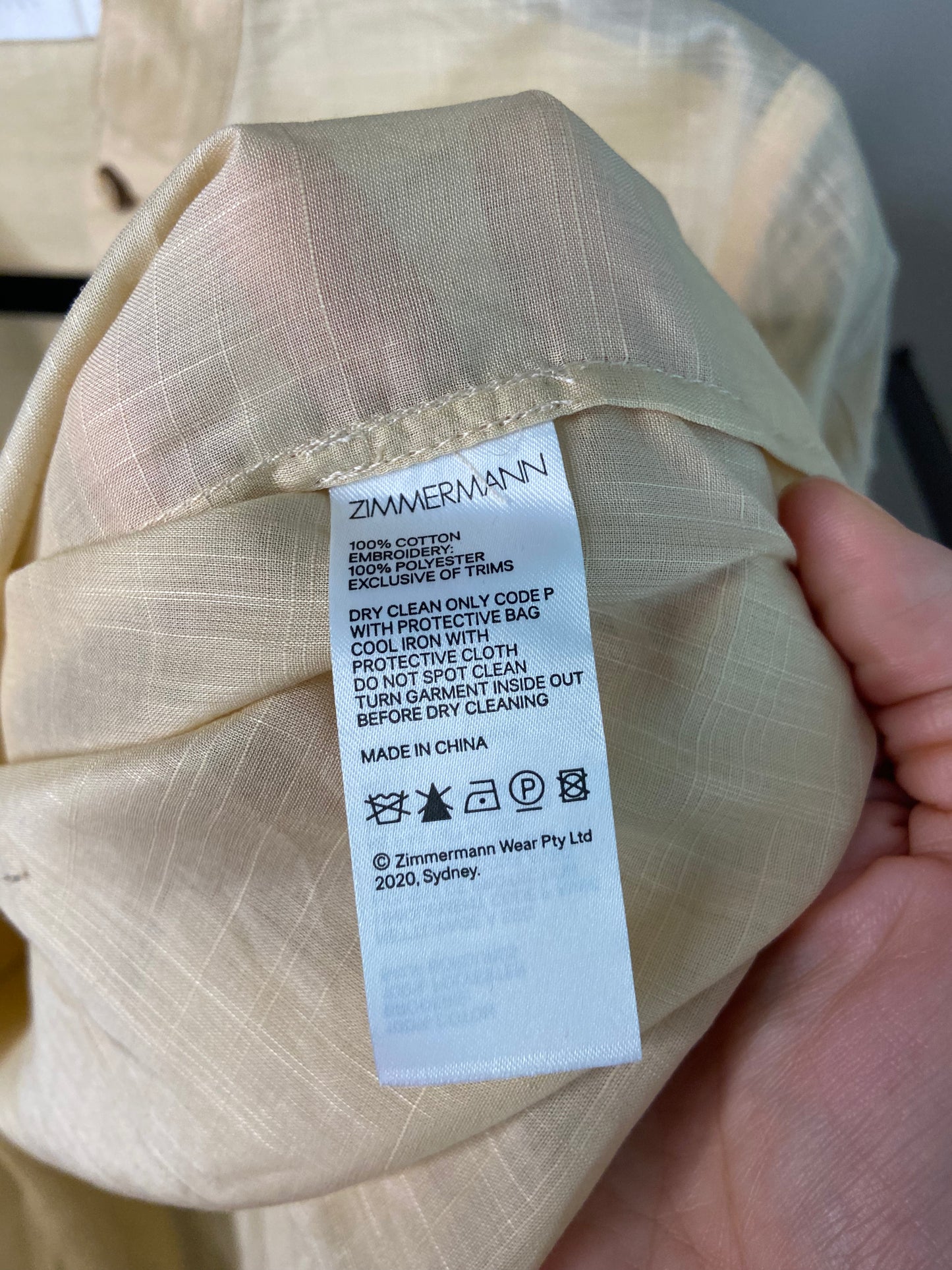 Zimmermann Brighton Scallop Blouse size US 4