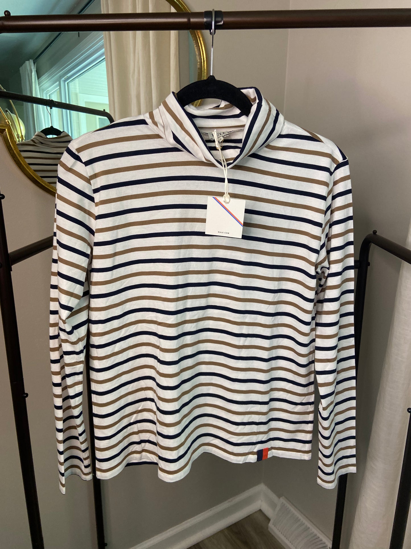 Kule Striped Turtleneck size S