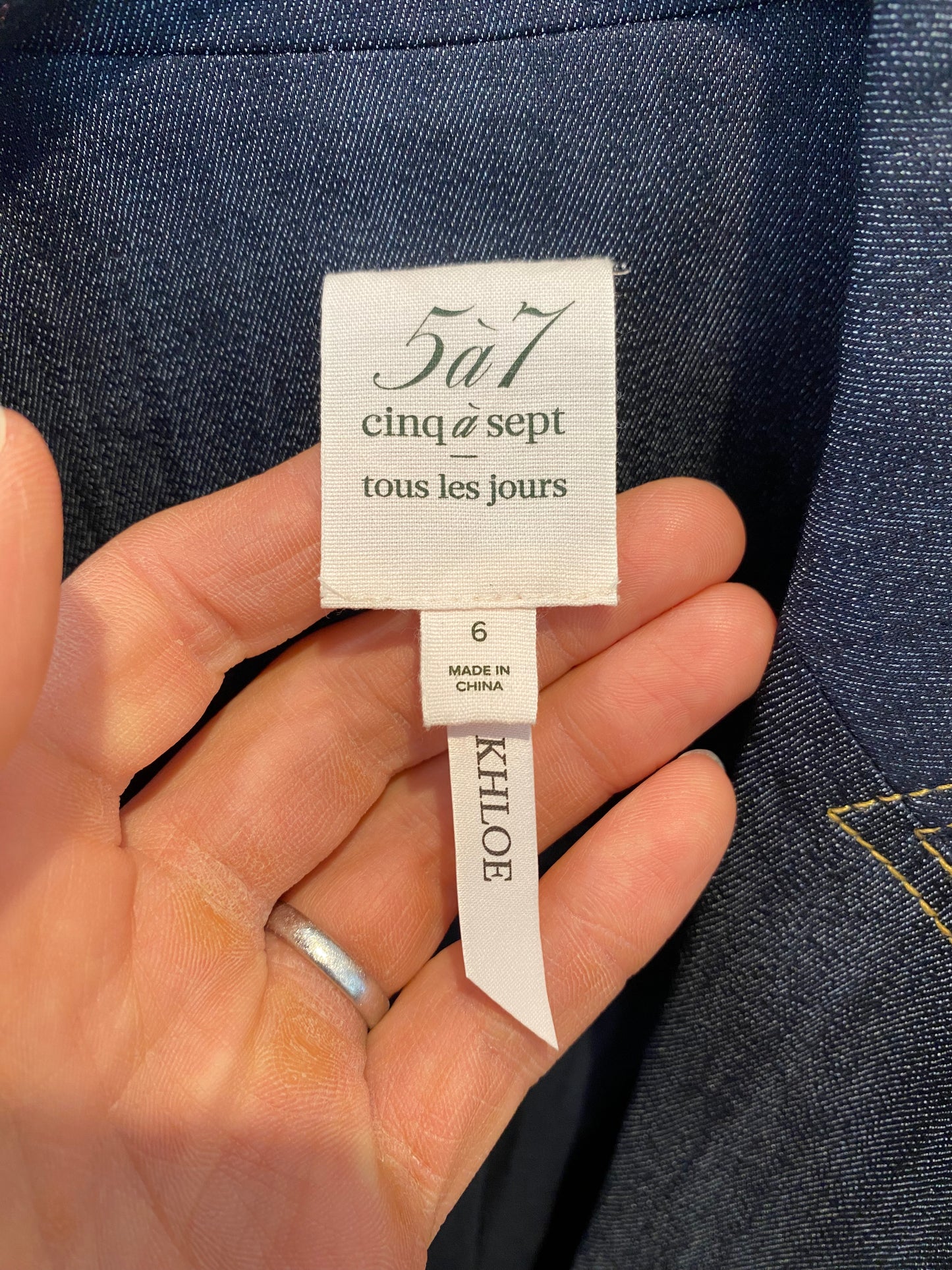 Cinq a Sept Khloe Blazer and Dorothea Jeans size 6