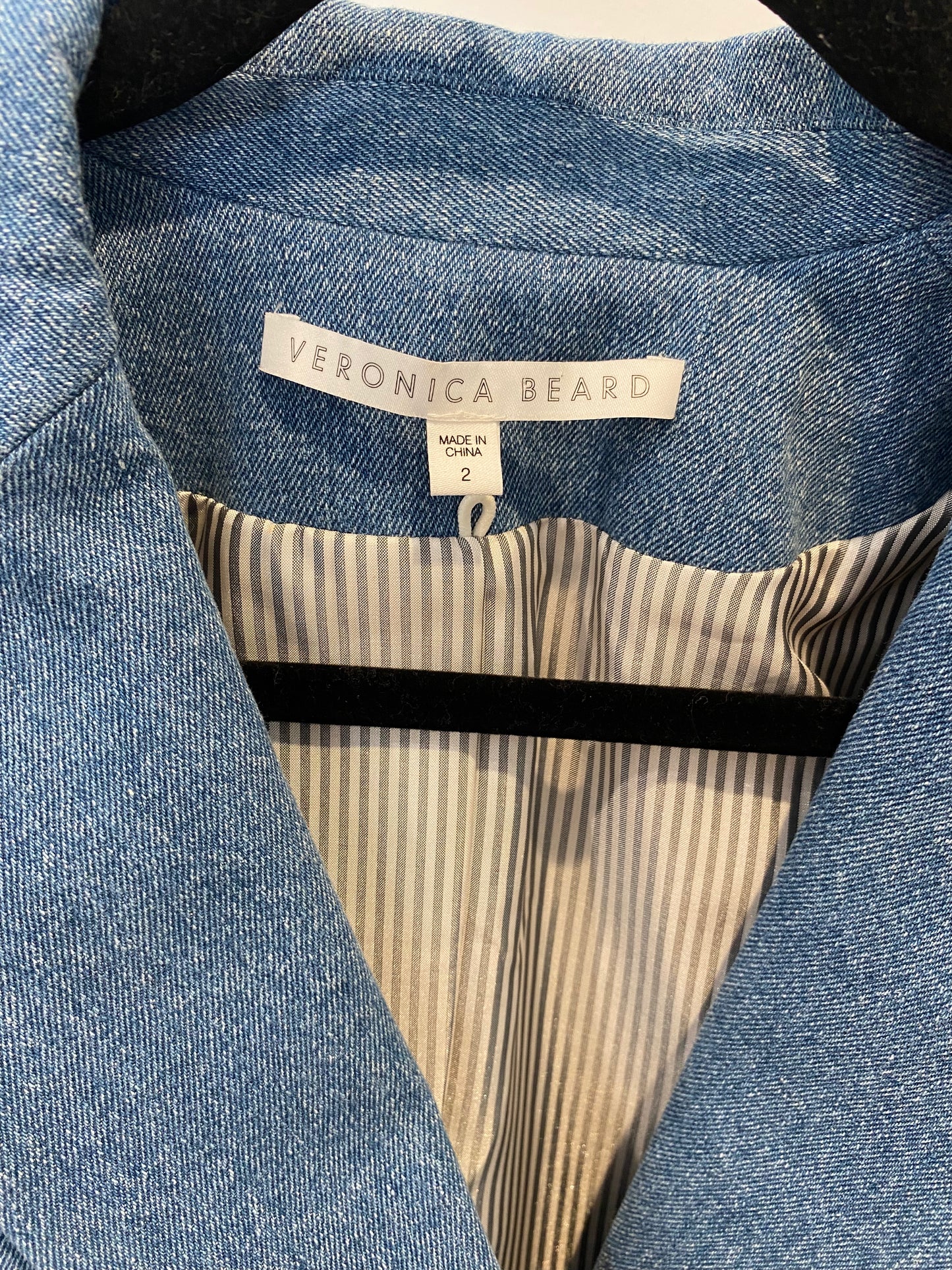 Veronica Beard Miller Denim Jacket size 2