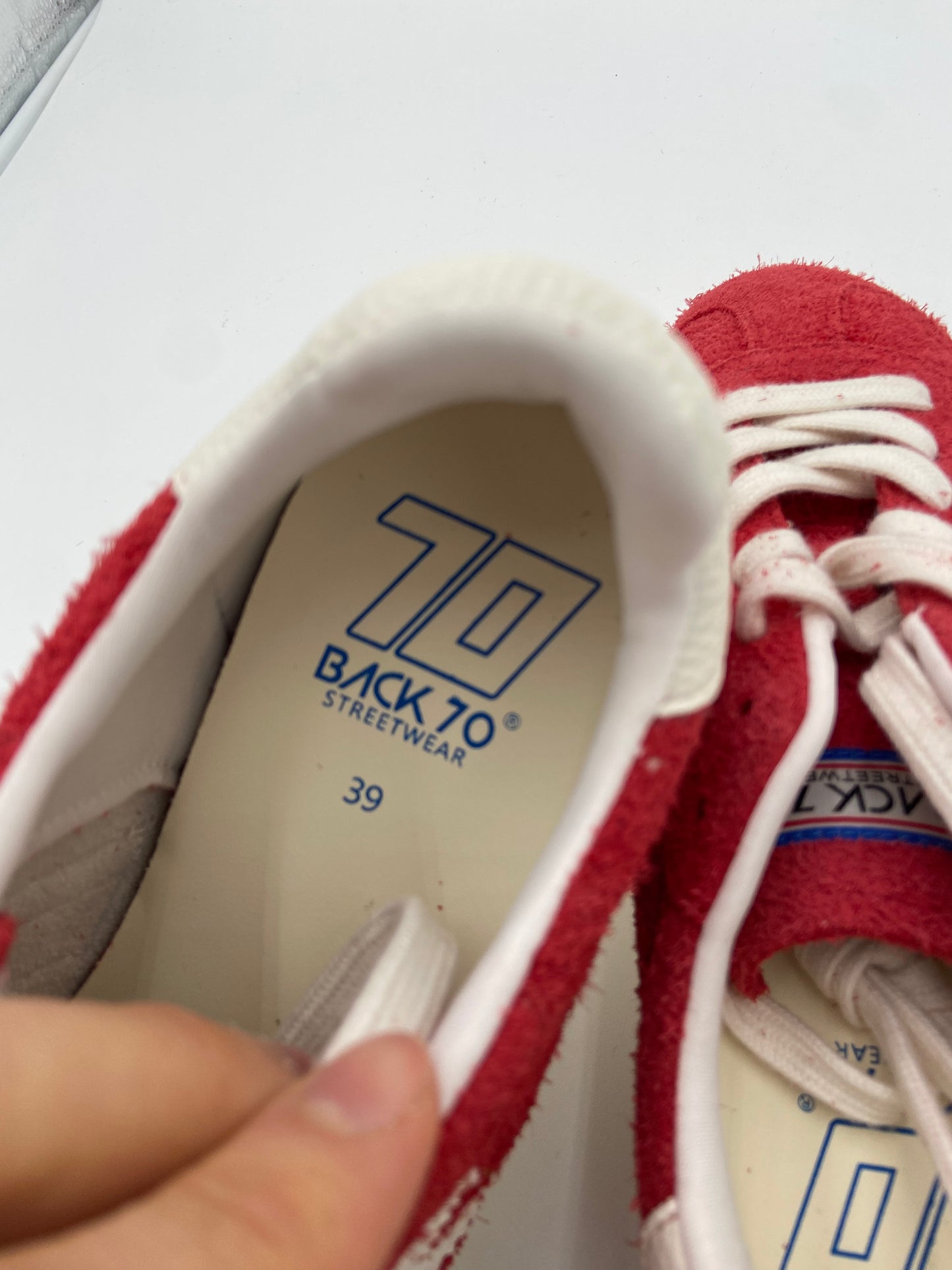 Back70 Boston 2505 Red Suede Sneakers Sneakers size 39
