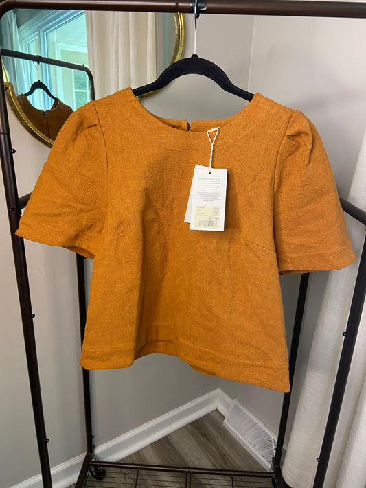 Sezane Neva Blouse Ocre size 10