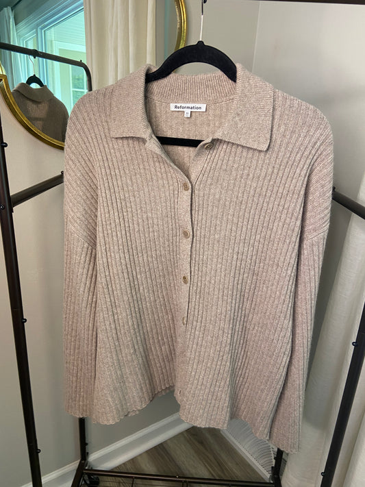Reformation Fantino Cashmere Cardigan size XS