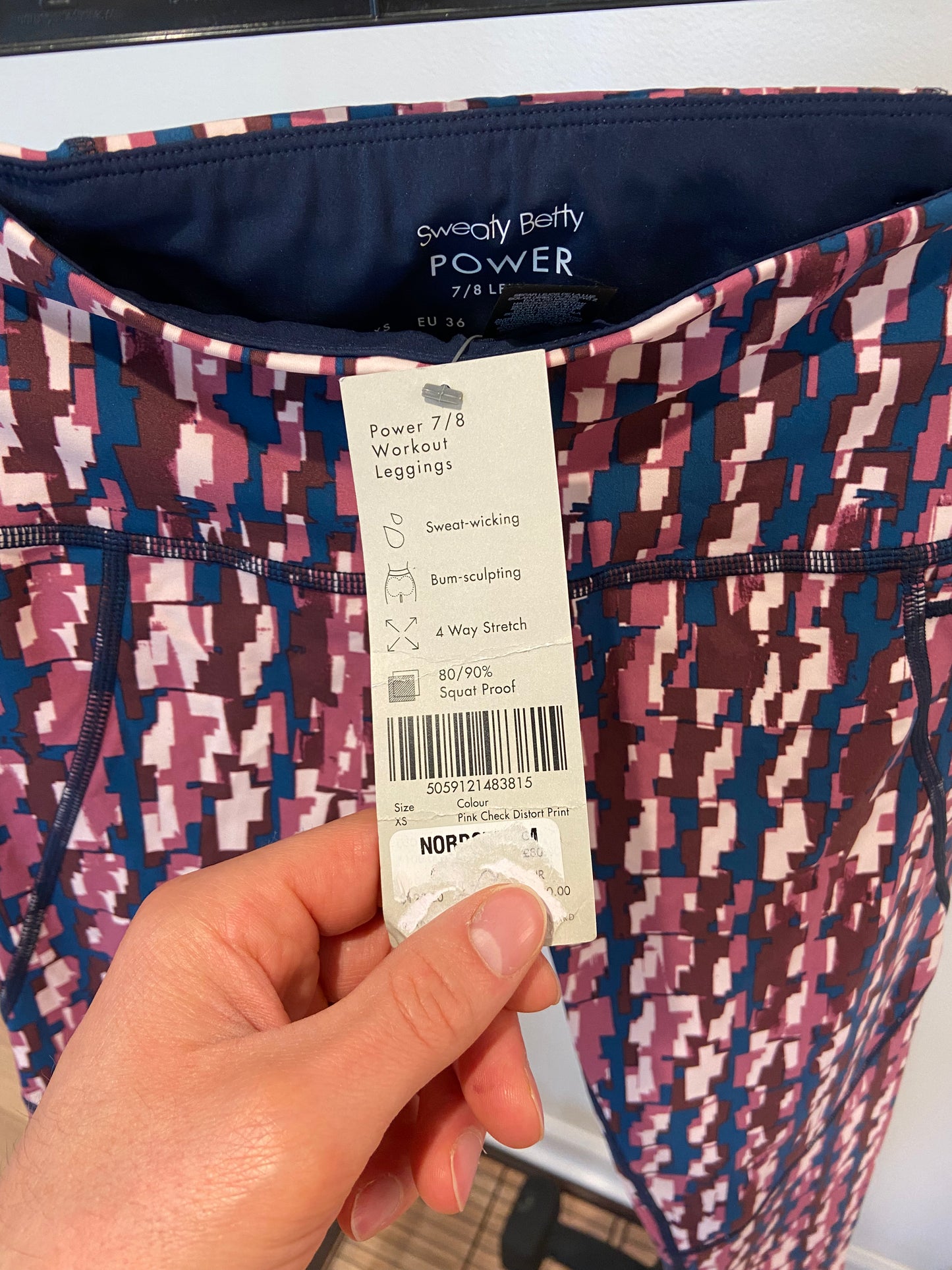 Sweaty Betty 7/8 Power Pocket Workout Leggings size XS