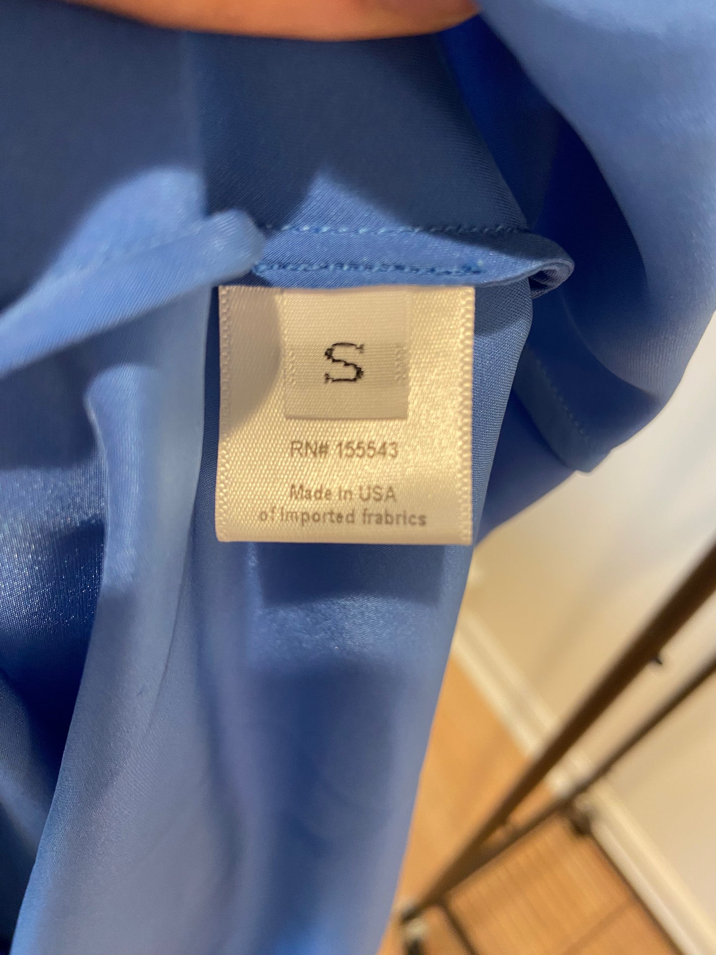 Sablyn Miranda Silk Midi Skirt Lapis Blue size S