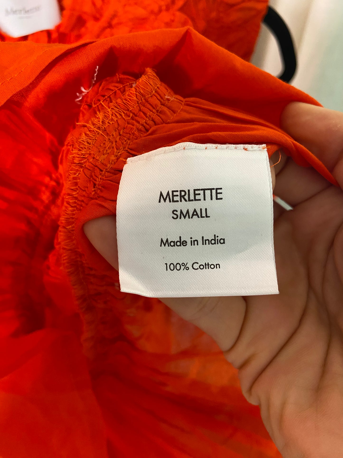 Merlette Red Loie Top and Sereda Skirt size XS/S