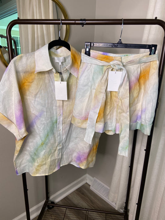 Christy Lynn Rosa Top and Lola Shorts size S