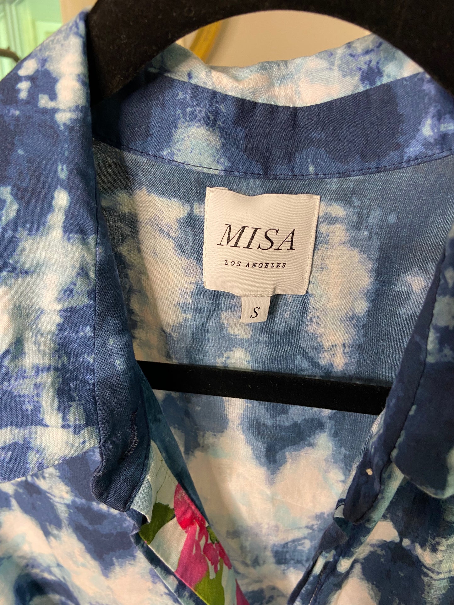 Misa Los Angeles Bettina Maxi Shirtdress size S