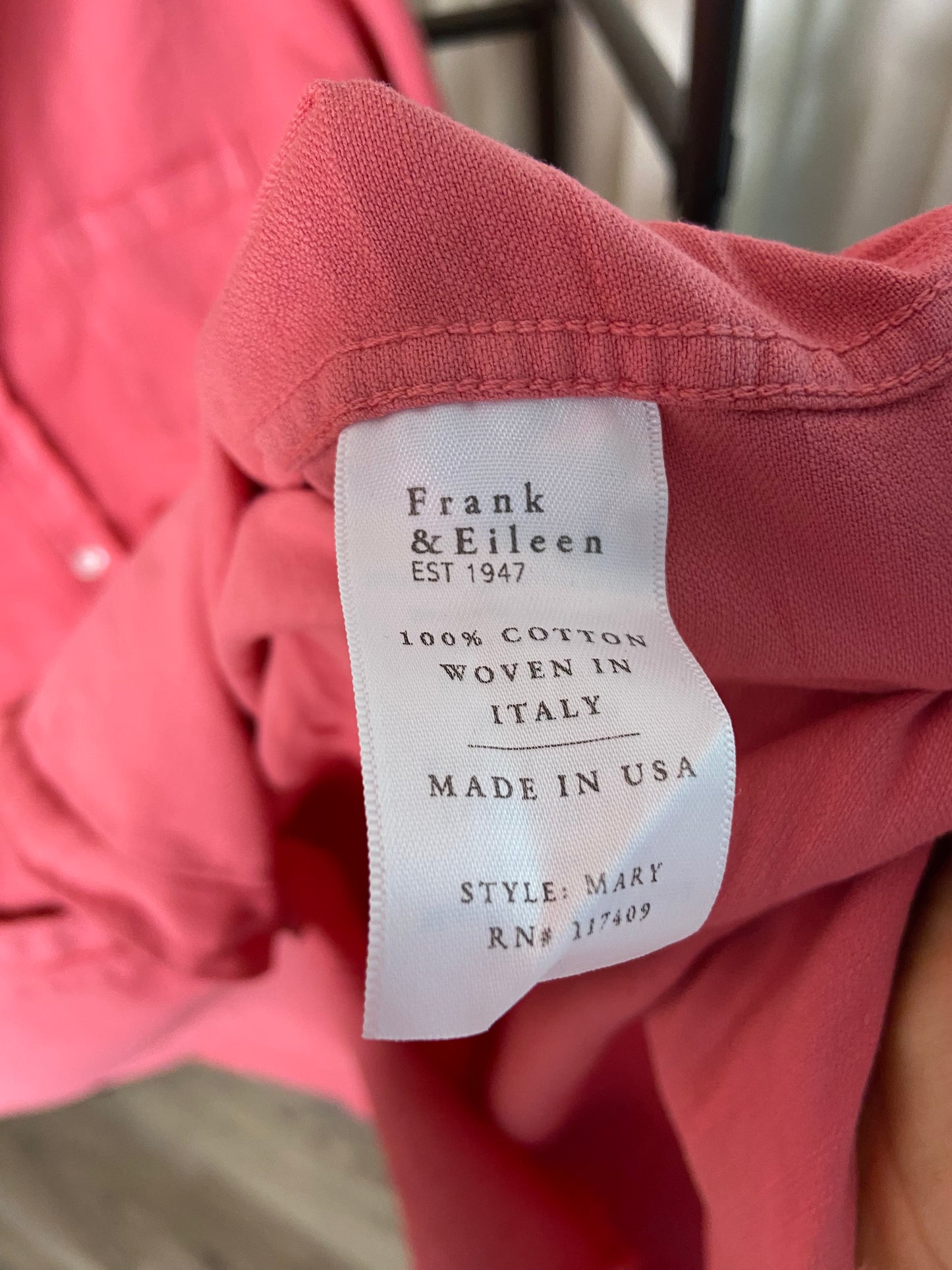 Frank and Eileen Mary Shirt Dress size S