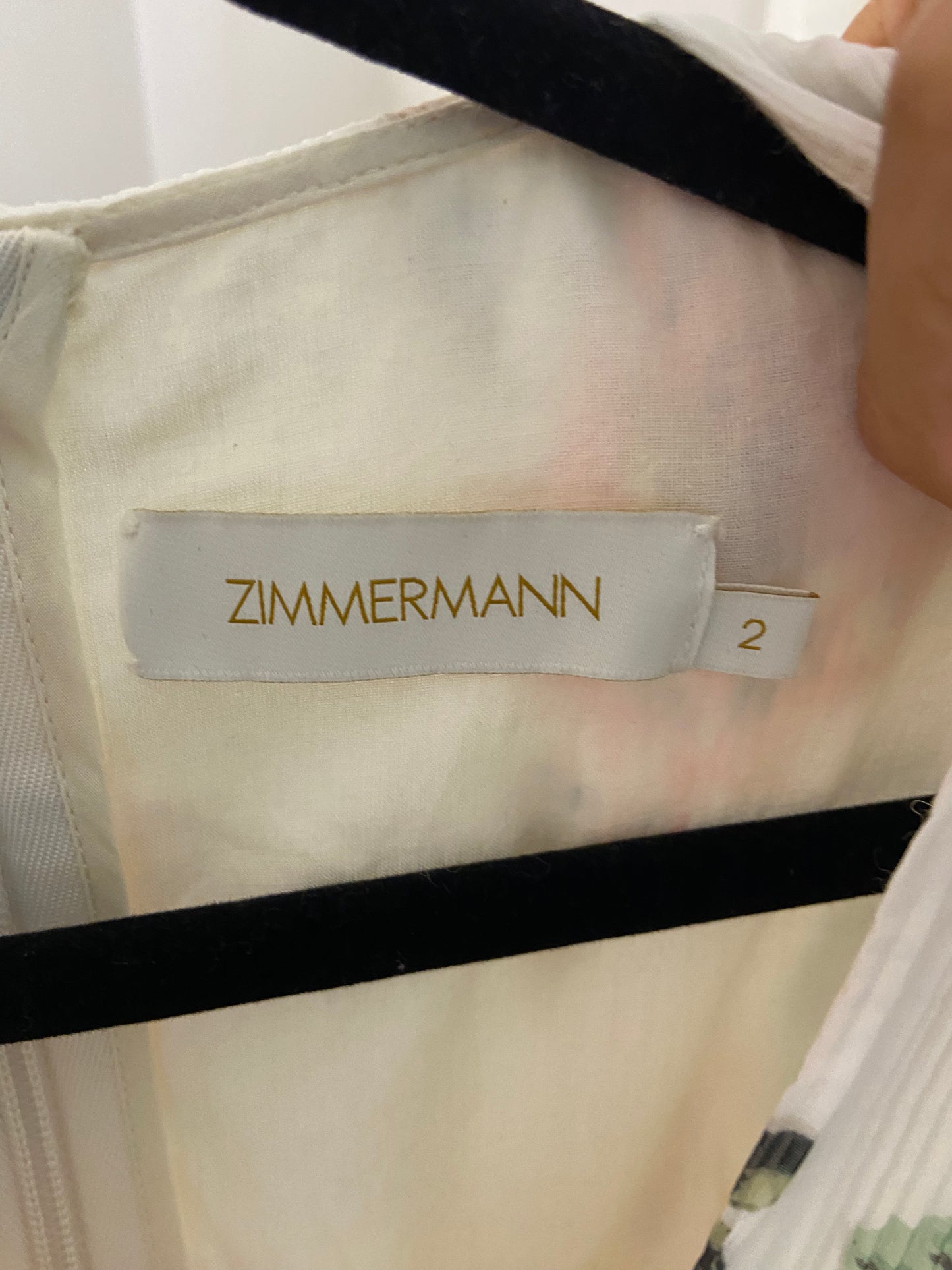 Zimmermann Floral Pleated Mini Dress size US 8