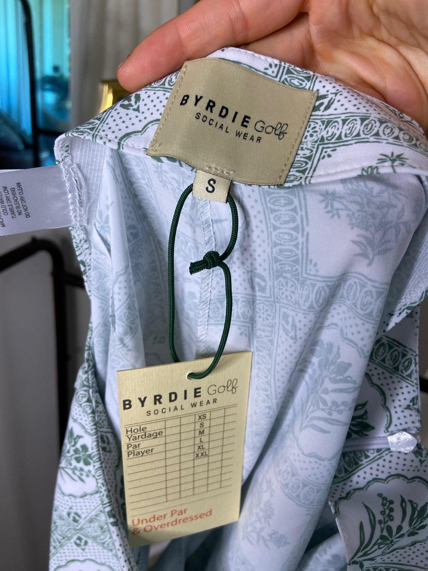 Byrdie Golf Hayden Green Dress size S