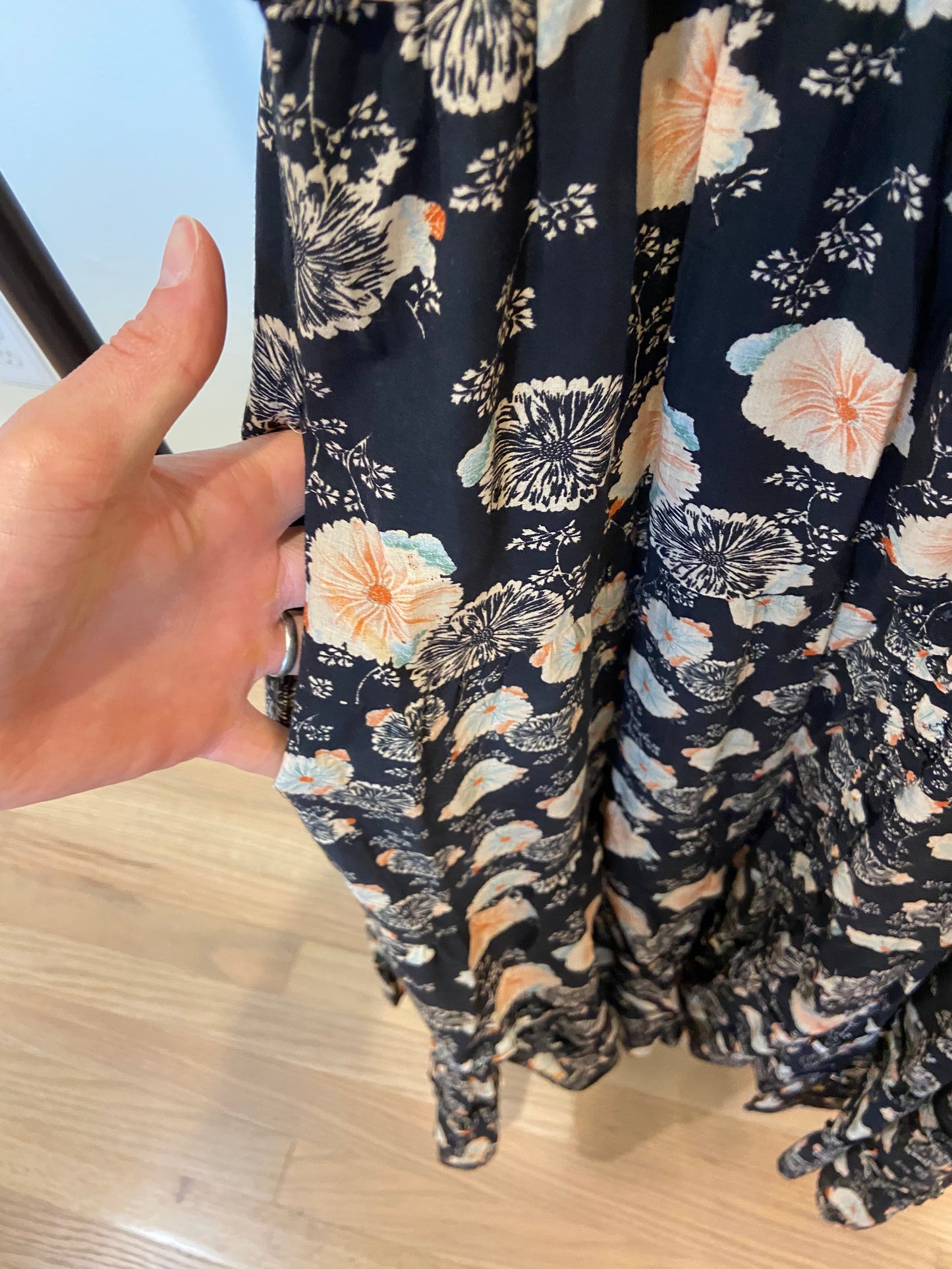 Ulla Johnson Irvette Dress Noir Floral size 6