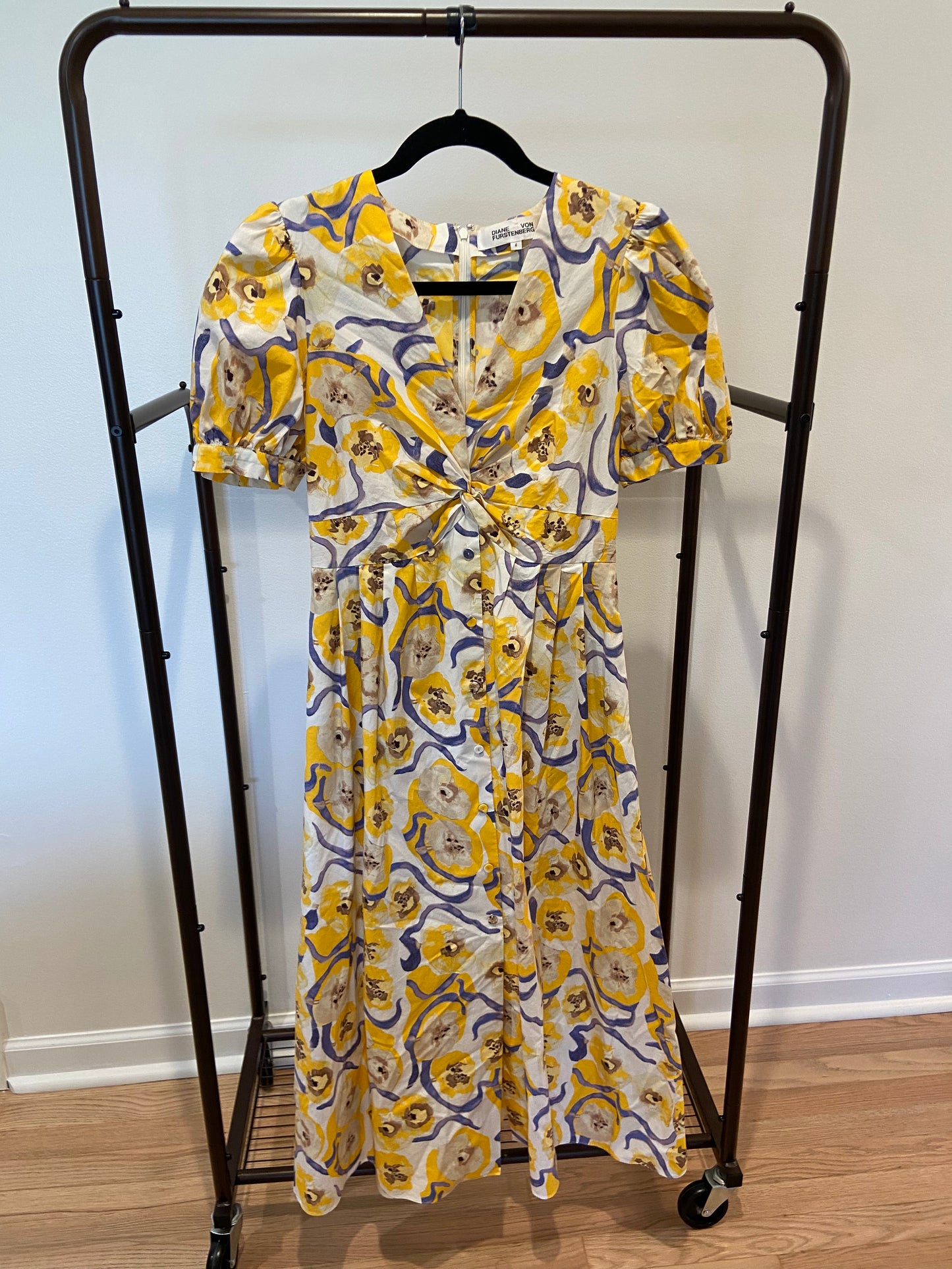 Diane von Furstenberg Heather Cotton Dress size 4