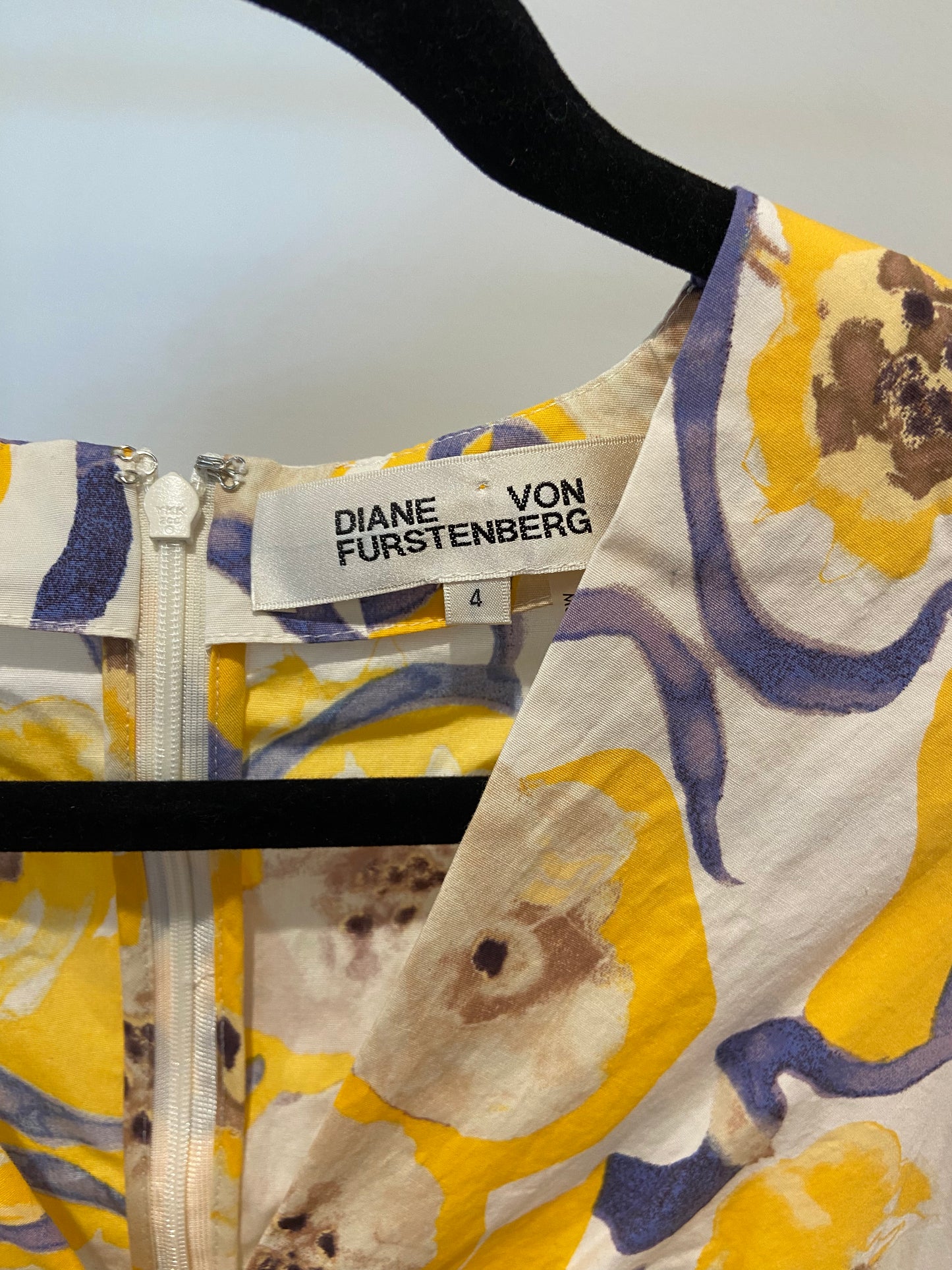 Diane von Furstenberg Heather Cotton Dress size 4