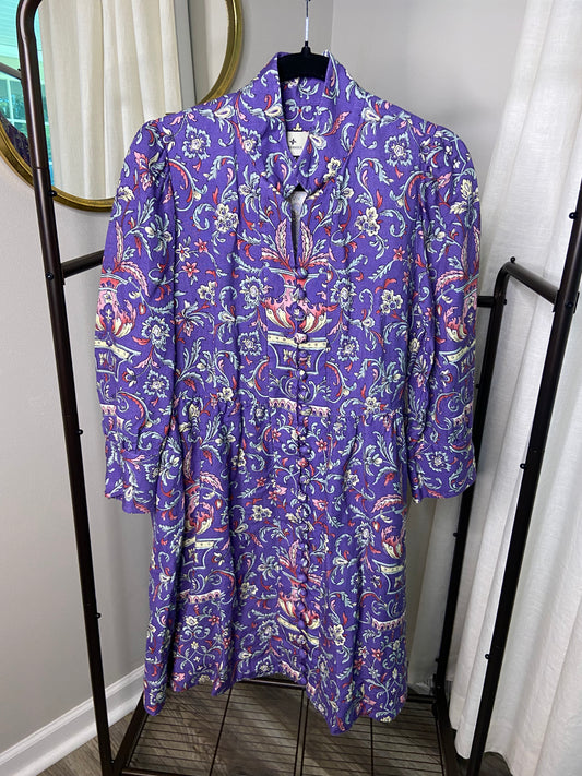 Tuckernuck Avignon Aubergine Eliana Dress size L