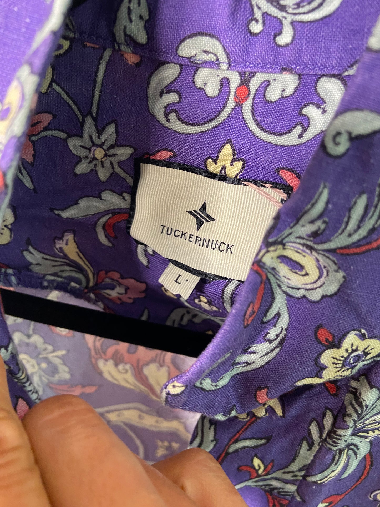 Tuckernuck Avignon Aubergine Eliana Dress size L