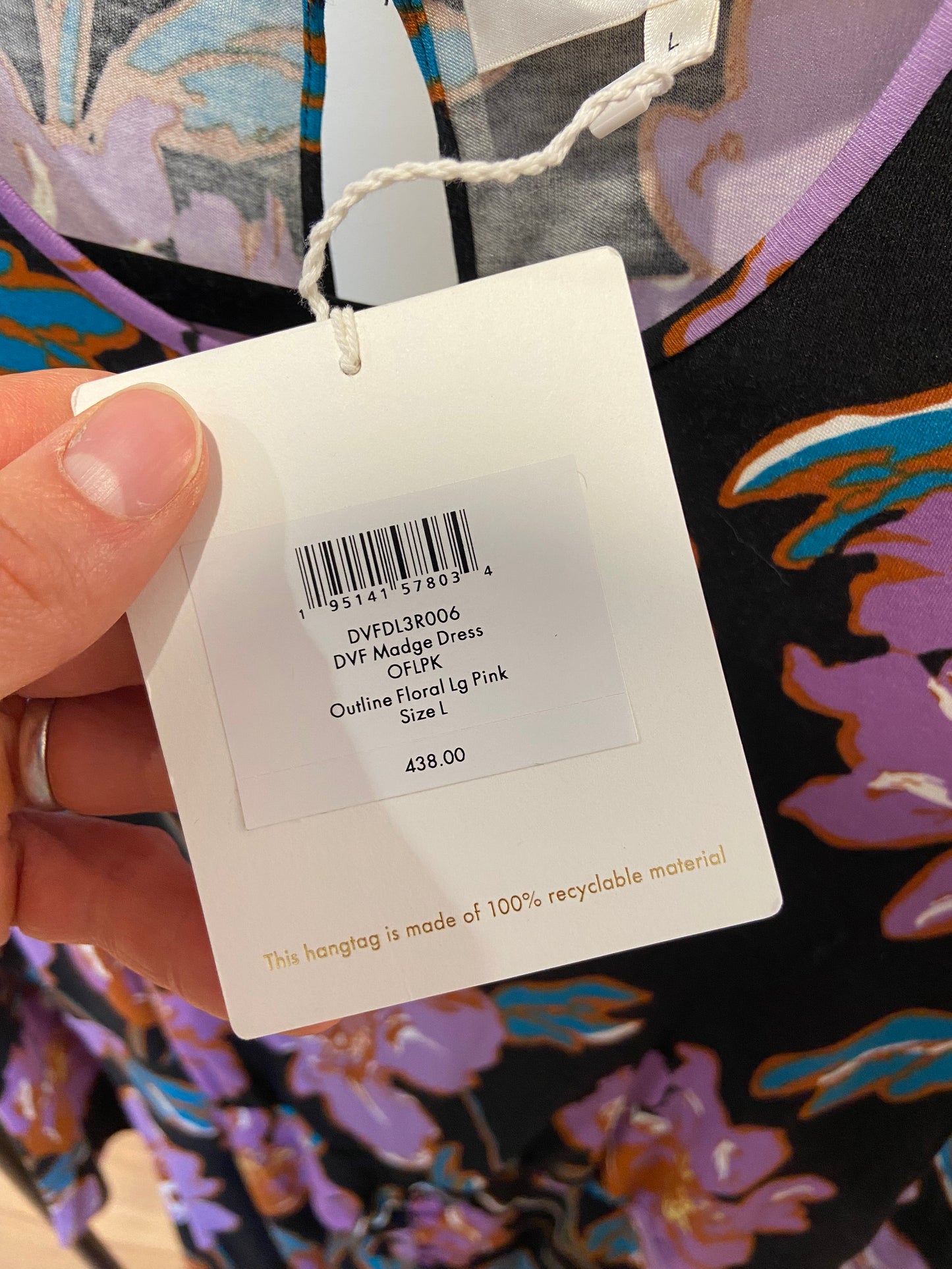 Diane von Furstenberg Madge Dress size L