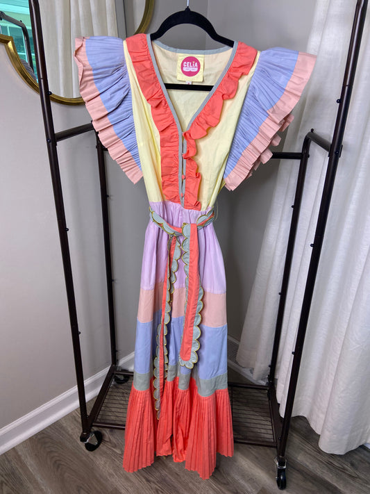Celia B Multi Marcellene Dress size S