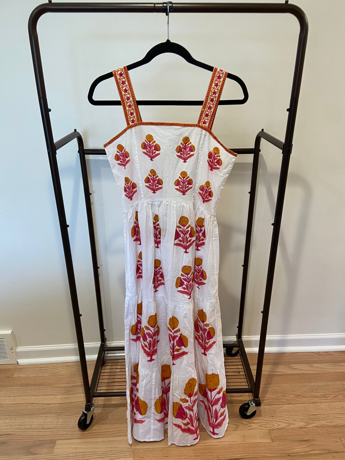 Pink City Prints Floral Maxi Sundress size XS/S